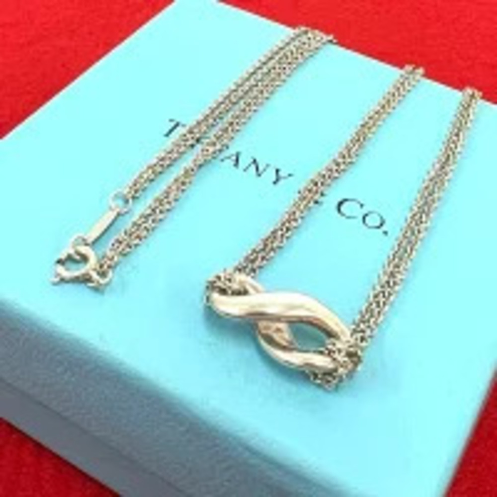 Tiffany Co Infinity Necklace Sterling Silver